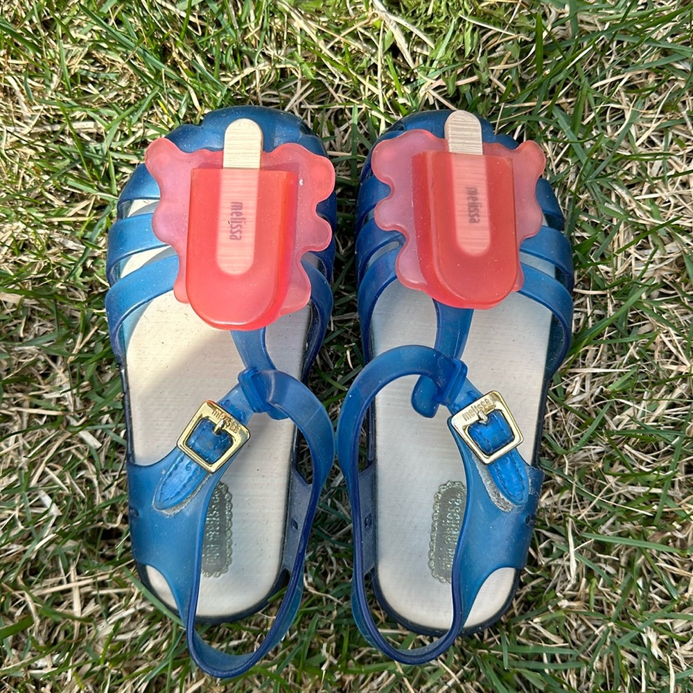 Mini Melissa scented jelly sandals Small kid size 10